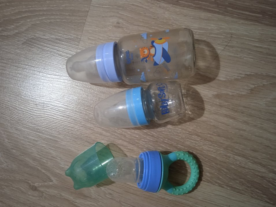 Mavi Bebek Biberon Seti - Görsel 2