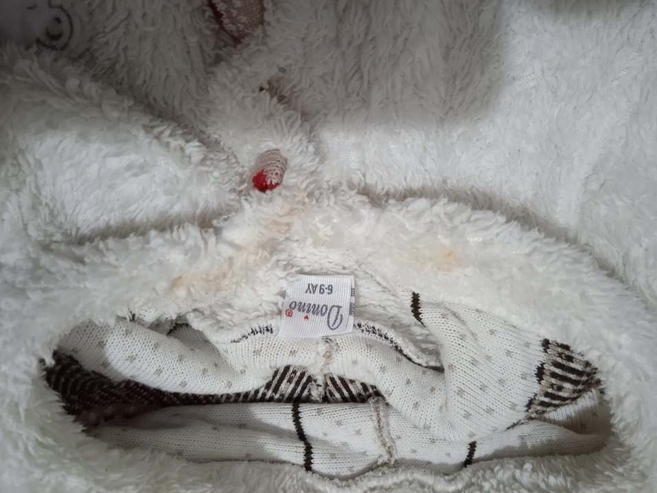 Bebek Nakışlı Kürklü Kapüşonlu Tulumu - Görsel 4