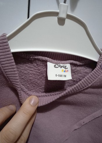 Pembe Bebek Kız Sweatshirt ve Pantolon Takımı - Görsel 9