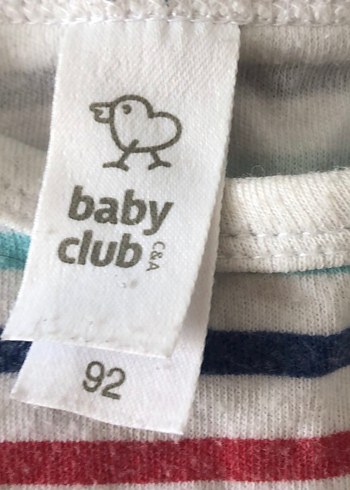 Uzun Kollu Bebek Body - Mavi ve Çizgili - Görsel 8