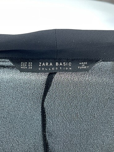 xs Beden siyah Renk Zara Bluz %70 İndirimli.