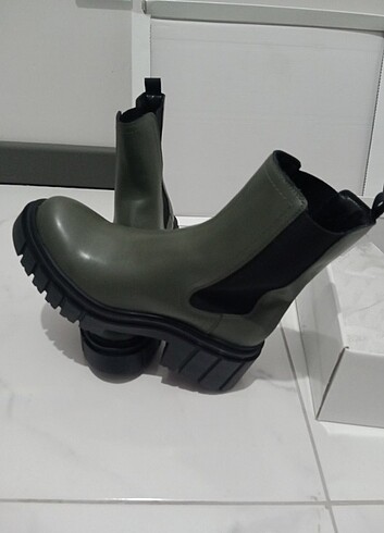 Deichmann  bayan bot yeşil - Görsel 4