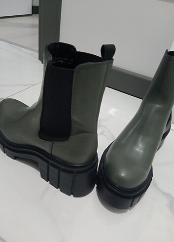 Deichmann  bayan bot yeşil - Görsel 5