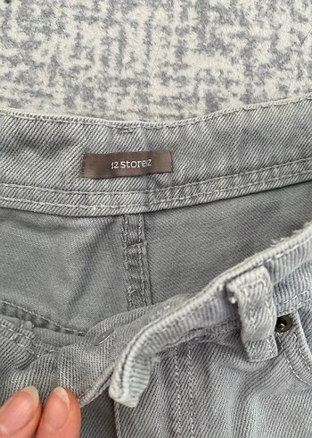 Gri Kadın Denim Pantolon - Görsel 3