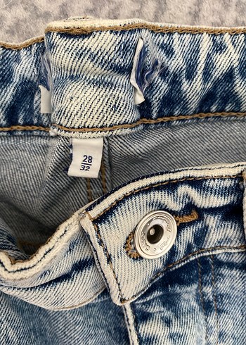 Bol Kesim Kot Pantolon - Görsel 4