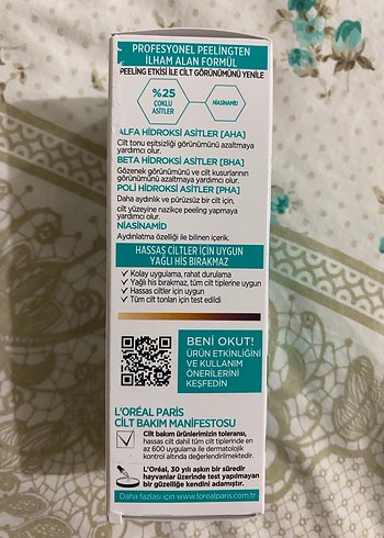 L'Oréal Bright Reveal Yenileyici Peeling Serum - Görsel 3