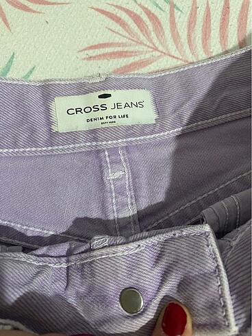 xs Beden Lila jean pantolon