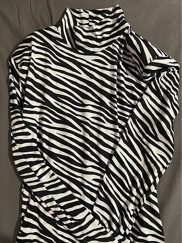 Trendyol zebra desenli body