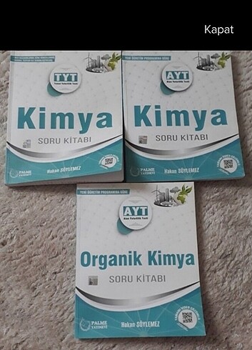 TYT AYT PALME KİMYA SORU BANKASI