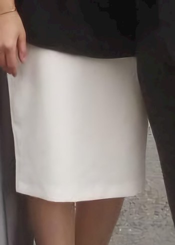 Koton Beyaz Midi Kadın kalem etek