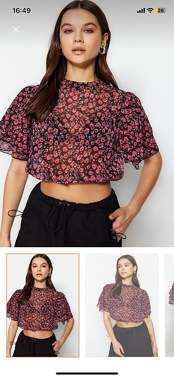 Crop bluz