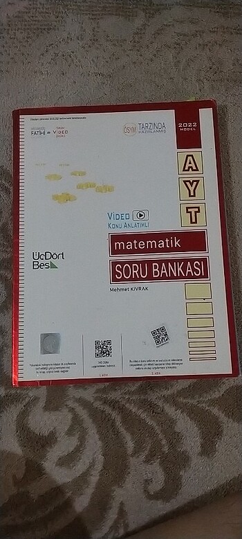 ÜçDörtBeş ayt matematik soru bankası 