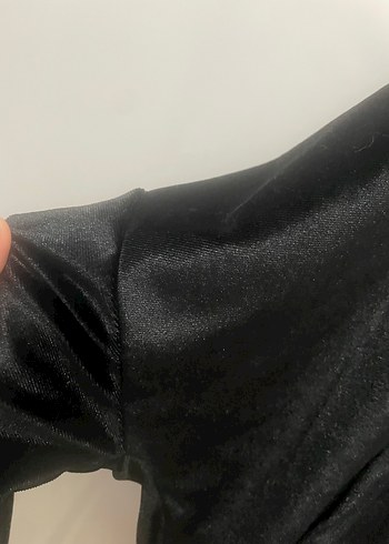 Siyah Parlak Kadın Ceket - Görsel 2