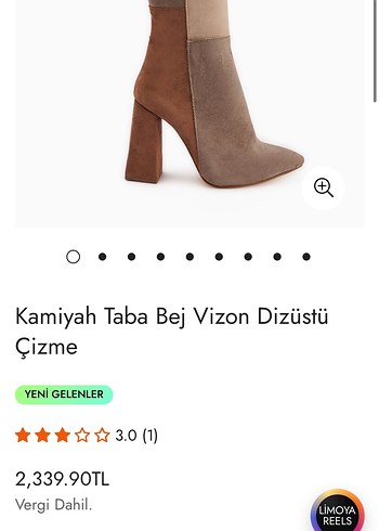 Bej Süet Tokalı Dizüstü Kadın Bot - Görsel 3