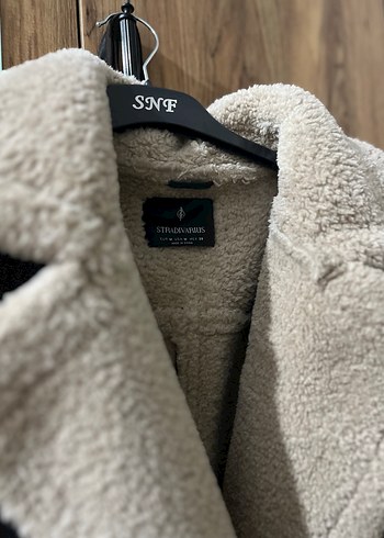 Stradivarius deri kürklü biker ceket - Görsel 3