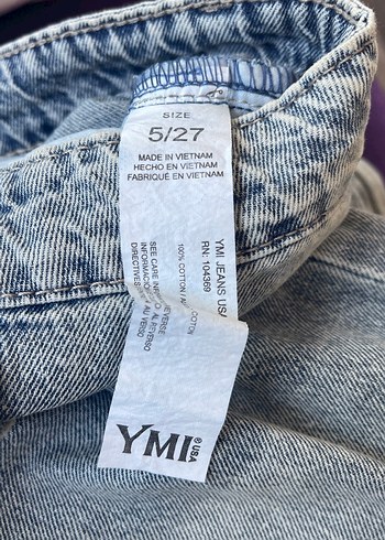 27 Beden gri Renk Gri Kadın Kot Pantolon Bol Kesim 27 beden