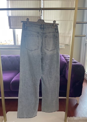 Diğer Gri Kadın Kot Pantolon Bol Kesim 27 beden