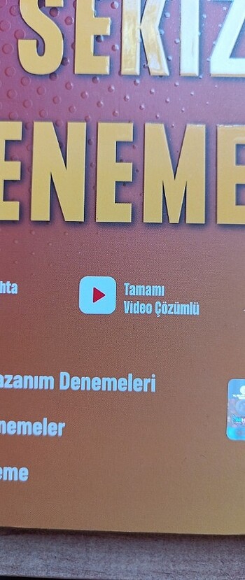 Beden 8.SİNİF FEN BİLİMLERİ DENEME