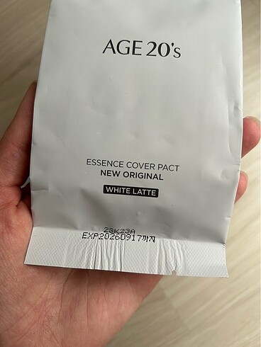  Beden Renk Age 20's Cushion Kap+Refill 21 white latte