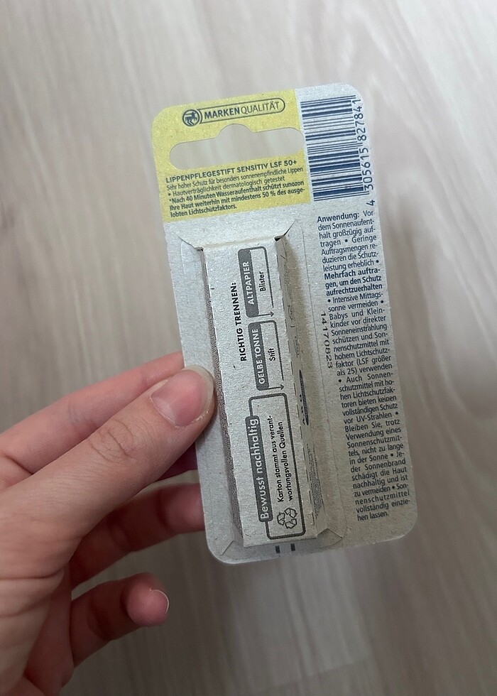 Sun Ozon 50+ Koruyuculu Dudak Kremi - Görsel 2