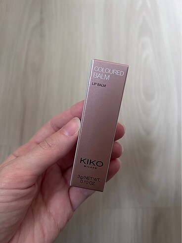 Beden pembe Renk Kiko Milano Coloured Lip Balm 04 Tutti Frutti