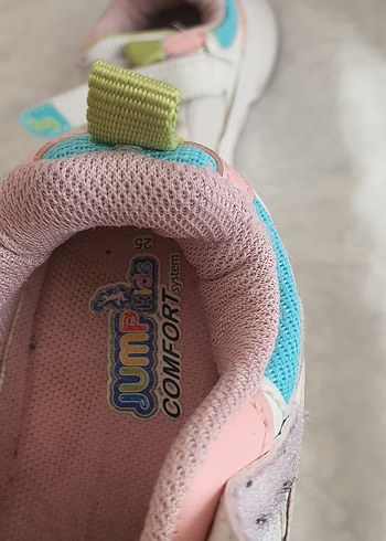 Beyaz Yumuşak Tabanlı Kız Çocuk Spor Ayakkabı - Görsel 6