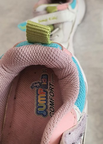 Beyaz Yumuşak Tabanlı Kız Çocuk Spor Ayakkabı - Görsel 5