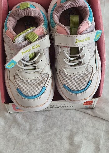 Beyaz Yumuşak Tabanlı Kız Çocuk Spor Ayakkabı - Görsel 4