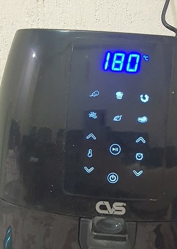 Siyah Dijital Hava Fritözü 180°C - Görsel 13