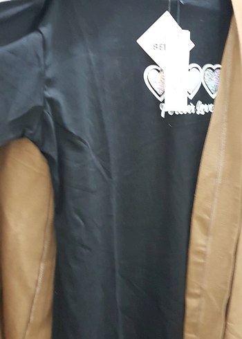 Kadın Kahverengi Süet Uzun Salaş Kaban - Görsel 4