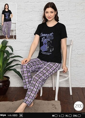 kısa kollu pijama takımı 