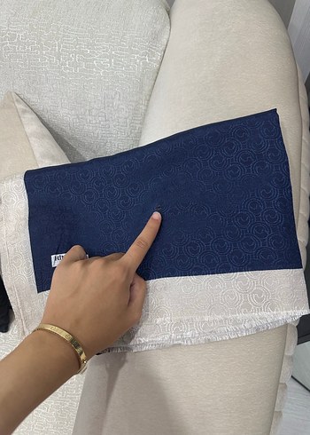 Diğer Hint ipek monogram şal