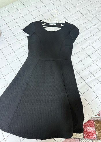 Siyah Midi Kadın Elbise - Görsel 2