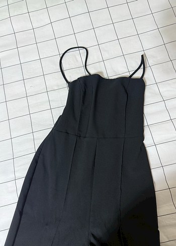 Siyah Straplez Uzun Tulum - Görsel 5