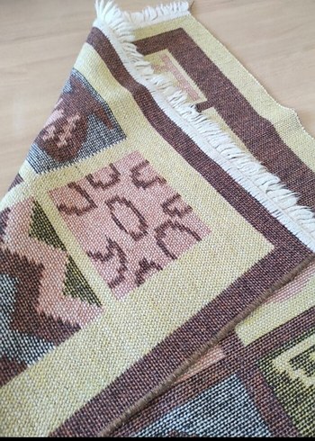 Etnik Desenli Çok Renkli Geleneksel Halı - Görsel 6