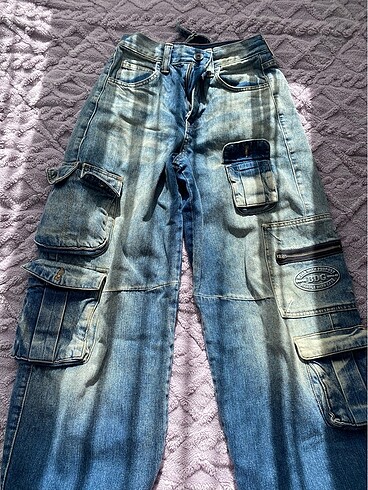 vintage kargo pantolon