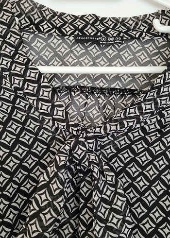 desenli siyah elbise - Görsel 2