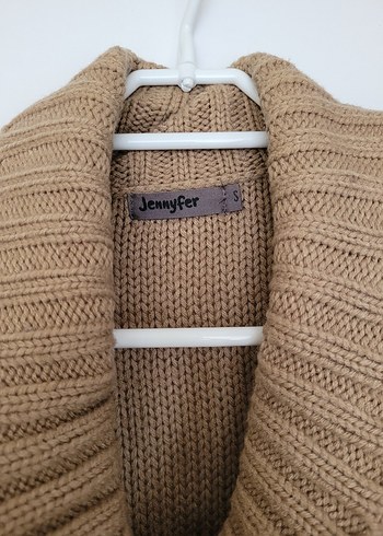 Kürk Detaylı Krem Triko Kadın Yelek - Görsel 2