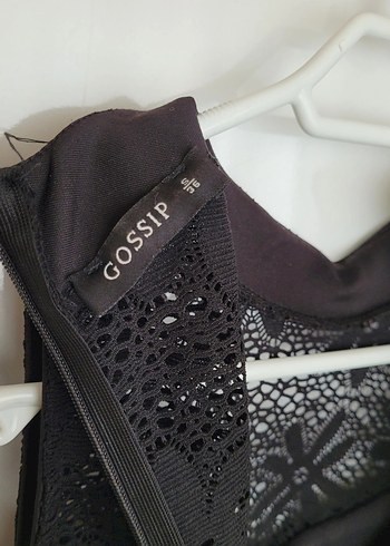 Püsküllü Nakışlı Siyah Uzun Abiye Elbise - Görsel 4