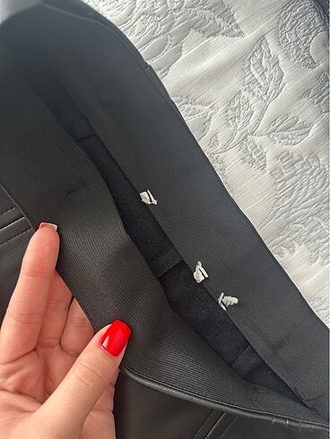 m Beden koton deri pantalon (yırtmaçlı)