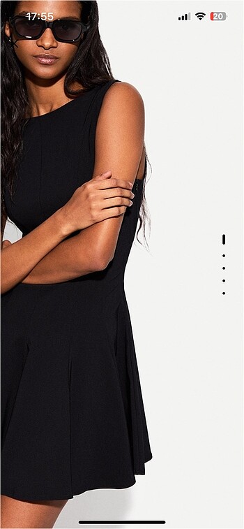 s Beden bershka a kesim etekli esnek mini elbise