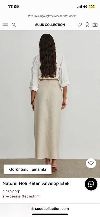 Suud Collection Suud anvelop etek