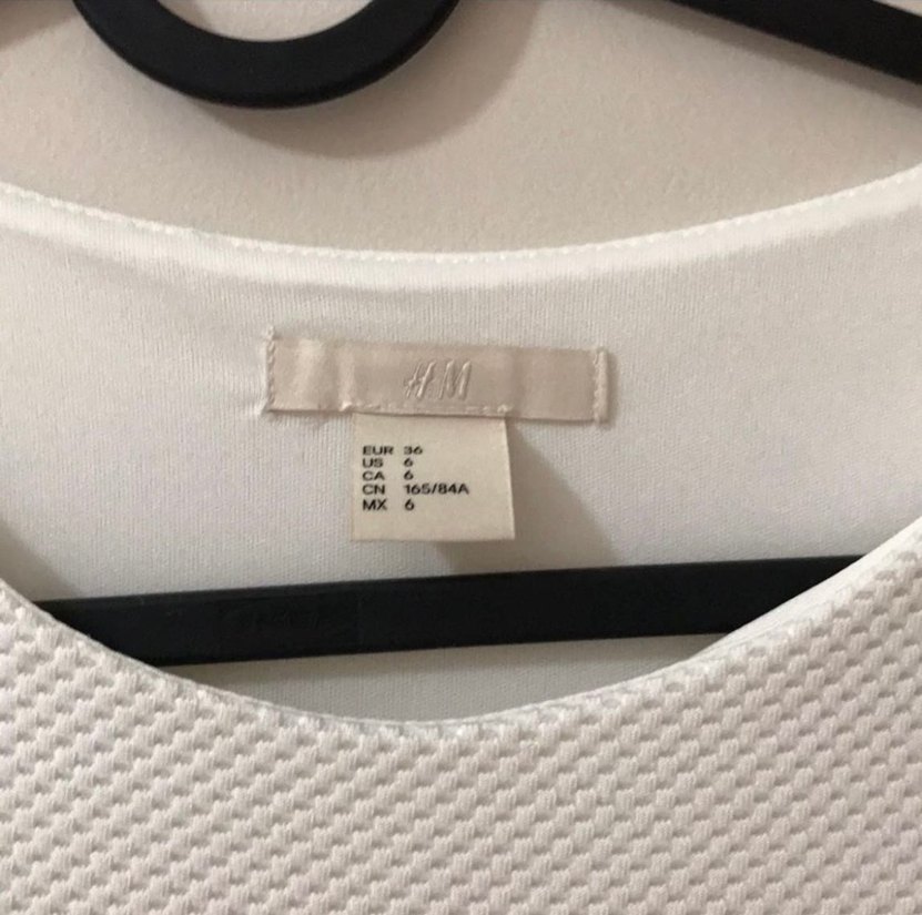 Beyaz Kısa Kollu Fitted Elbise - Görsel 3