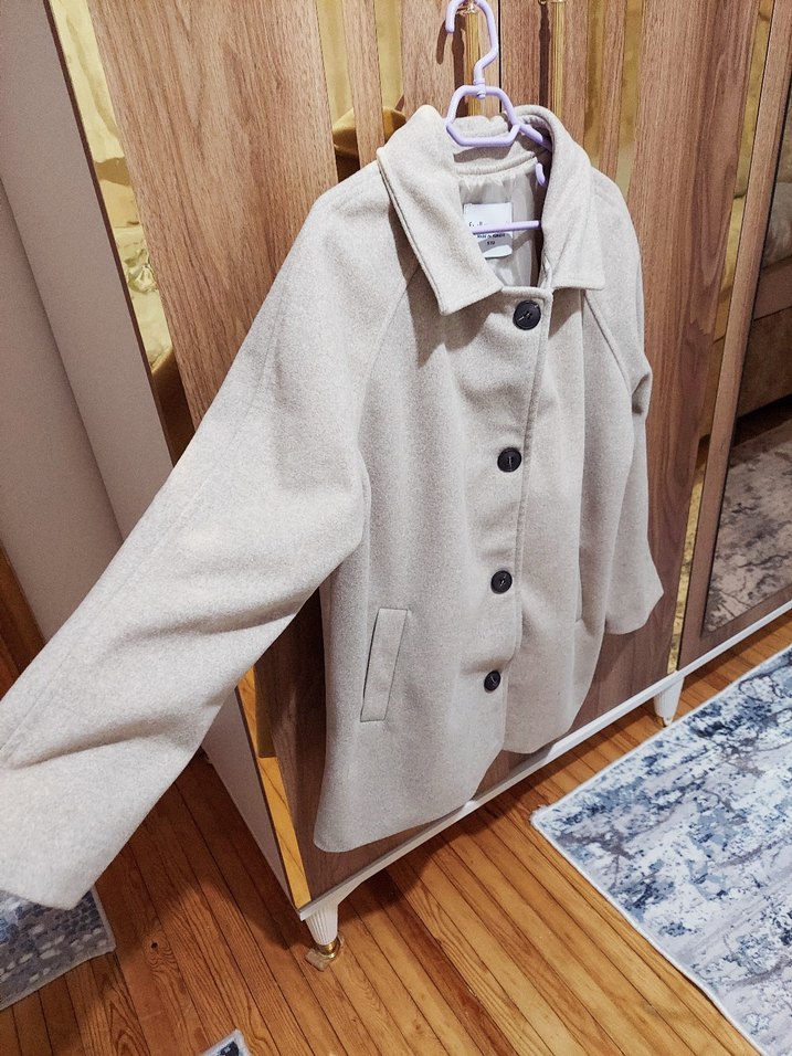 Kadın kaşe kaban - Görsel 4