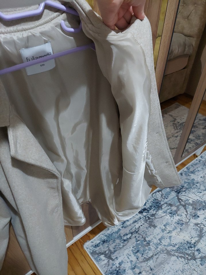 Kadın kaşe kaban - Görsel 5