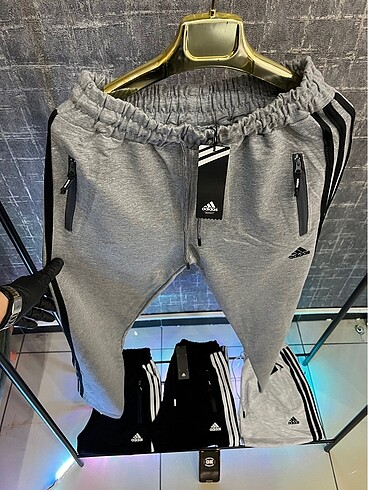 Adidas Gri Renk Renk Erkek Eşofman Altı