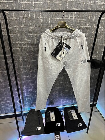 Nike Gri Renk Erkek Eşofman Altı Reflektörlü