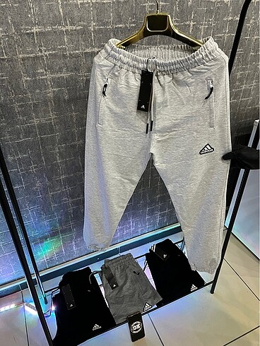 Adidas Gri Renk Erkek Eşofman Altı
