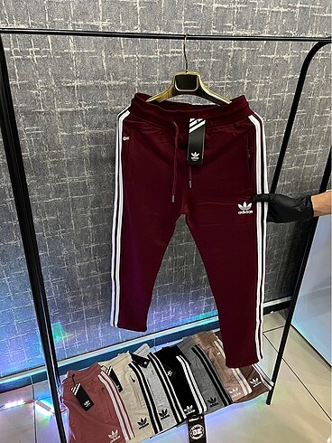 Adidas Bordo Renk Kadın Eşofman Altı