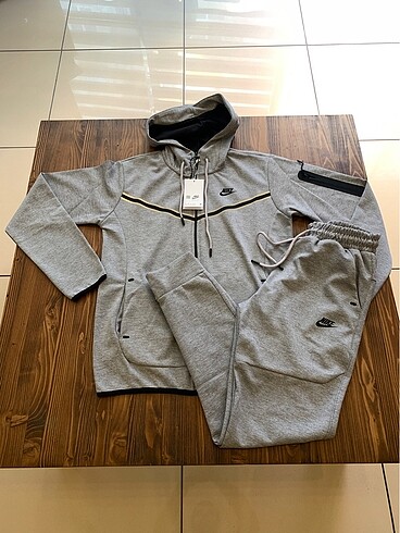 Nike Gri Renk Erkek Eşofman Takımı Tech Fleece